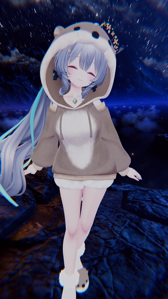 《40アバター対応衣装》カワウソパーカー -KawausoParker-《~2/6までSALE中!》