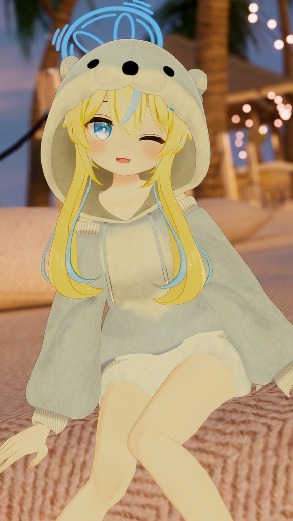 《40アバター対応衣装》カワウソパーカー -KawausoParker-《~2/6までSALE中!》