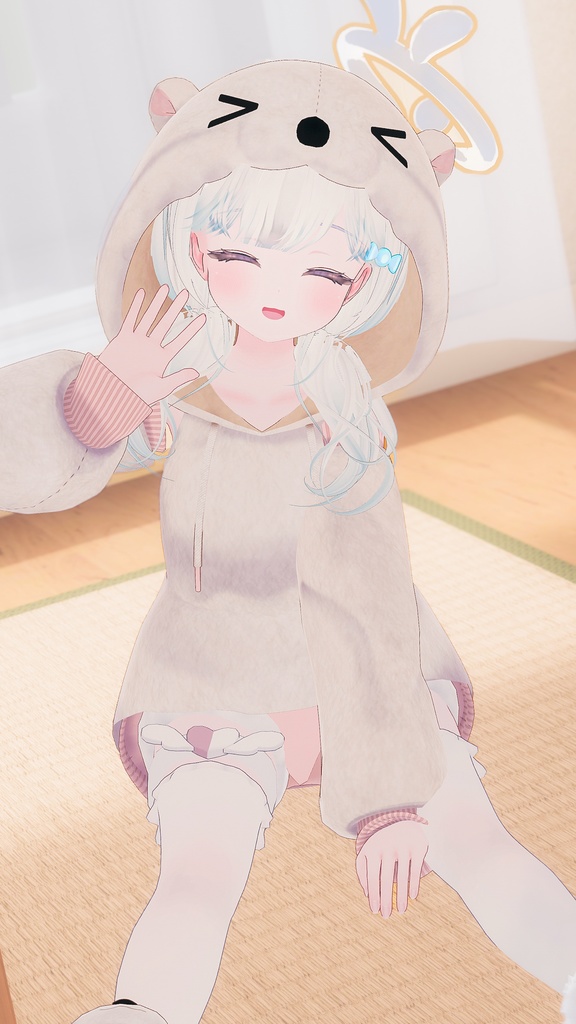 《40アバター対応衣装》カワウソパーカー -KawausoParker-《~2/6までSALE中!》