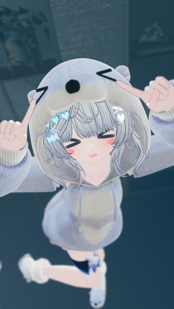 《40アバター対応衣装》カワウソパーカー -KawausoParker-《~2/6までSALE中!》