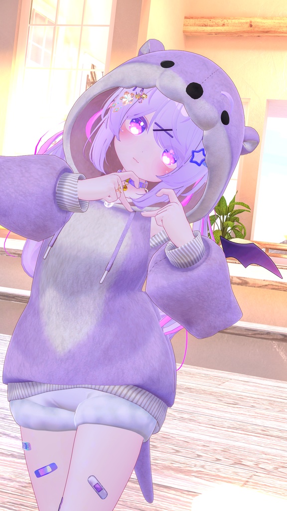 《40アバター対応衣装》カワウソパーカー -KawausoParker-《~2/6までSALE中!》