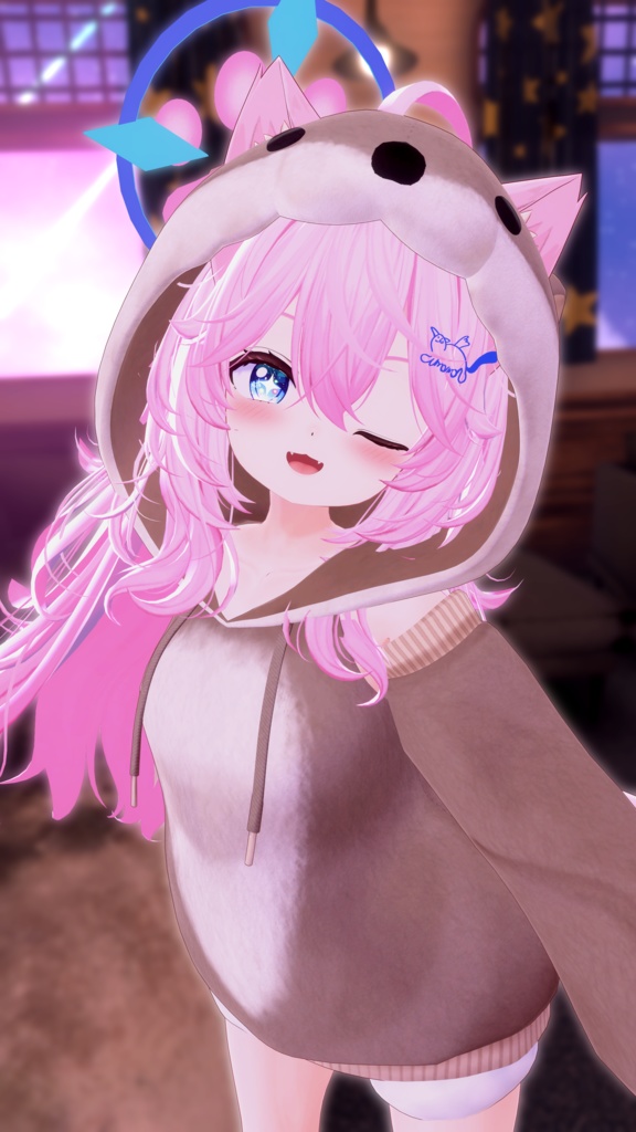 《40アバター対応衣装》カワウソパーカー -KawausoParker-《~2/6までSALE中!》