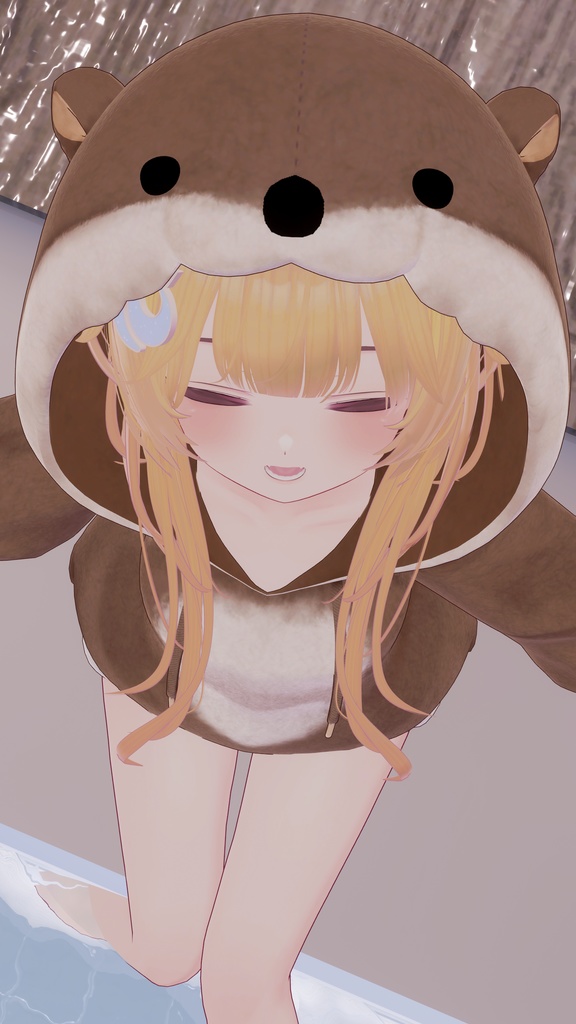 《40アバター対応衣装》カワウソパーカー -KawausoParker-《~2/6までSALE中!》