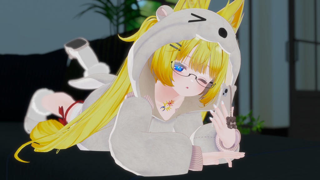 《40アバター対応衣装》カワウソパーカー -KawausoParker-《~2/6までSALE中!》