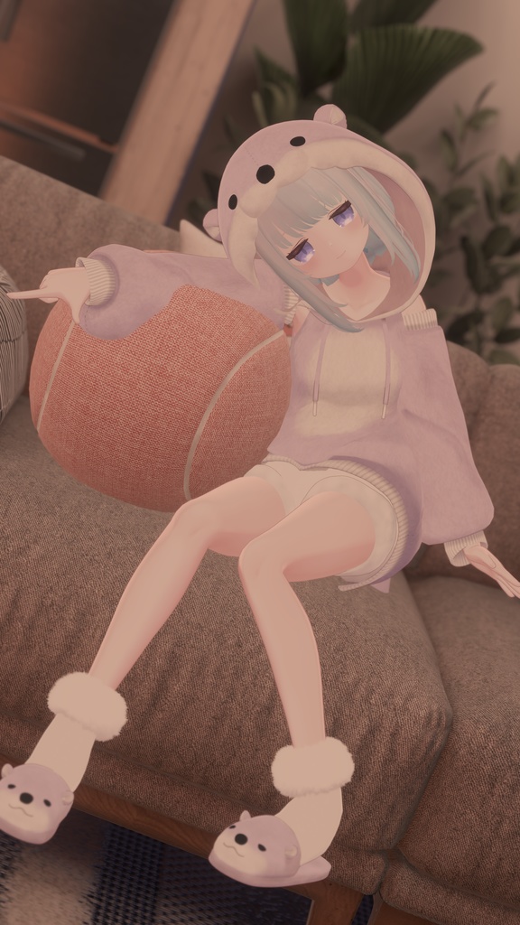 《40アバター対応衣装》カワウソパーカー -KawausoParker-《~2/6までSALE中!》