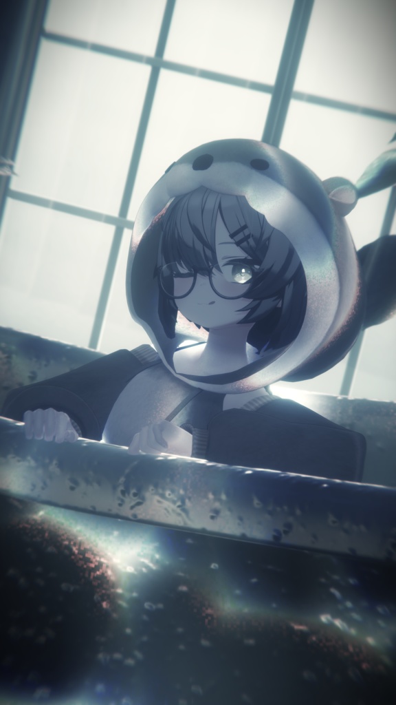 《40アバター対応衣装》カワウソパーカー -KawausoParker-《~2/6までSALE中!》