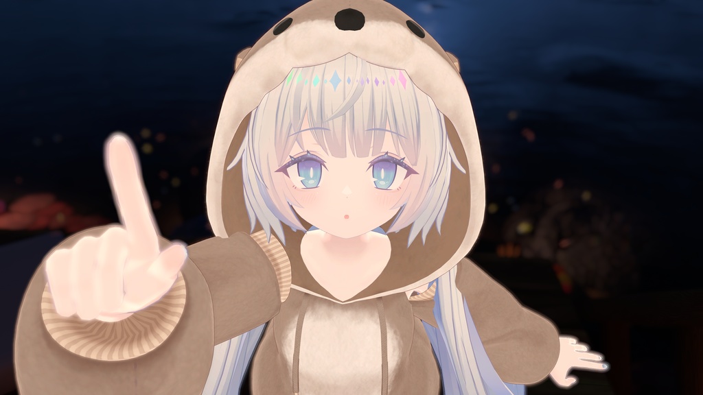 《40アバター対応衣装》カワウソパーカー -KawausoParker-《~2/6までSALE中!》