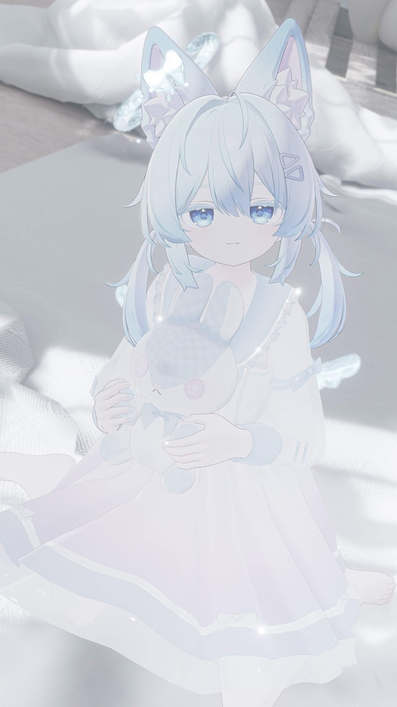 《44アバター対応衣装》ピュアリリィワンピース -PureLilyDress- 《~6/7 Sale中!》
