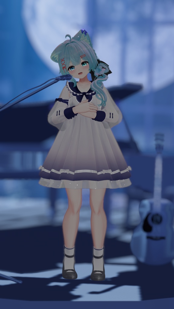 《44アバター対応衣装》ピュアリリィワンピース -PureLilyDress- 《~6/7 Sale中!》