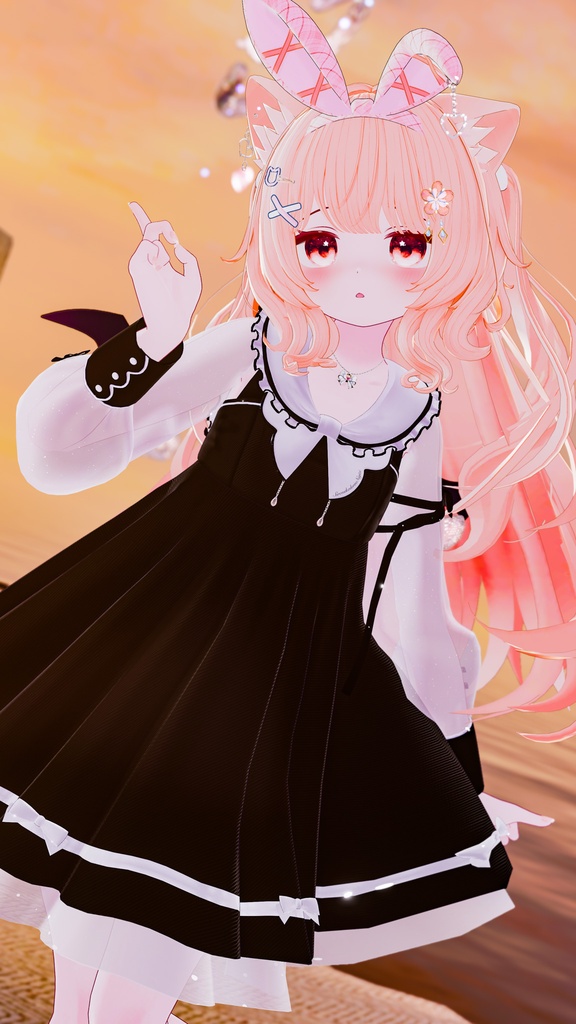 《44アバター対応衣装》ピュアリリィワンピース -PureLilyDress- 《~6/7 Sale中!》