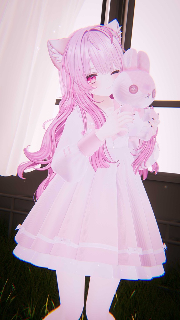 《44アバター対応衣装》ピュアリリィワンピース -PureLilyDress- 《~6/7 Sale中!》