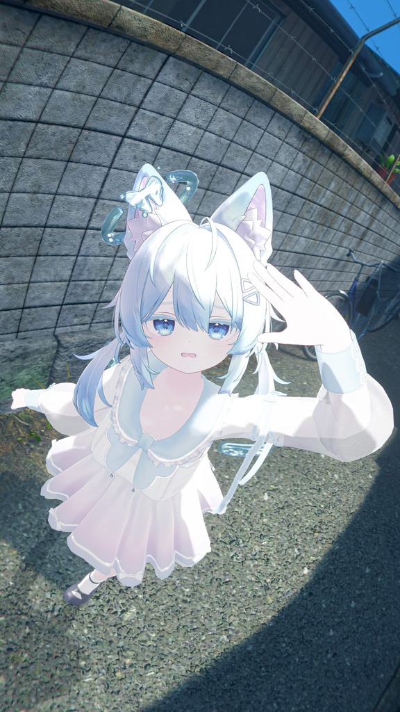 《44アバター対応衣装》ピュアリリィワンピース -PureLilyDress- 《~6/7 Sale中!》