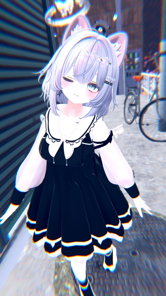 《44アバター対応衣装》ピュアリリィワンピース -PureLilyDress- 《~6/7 Sale中!》