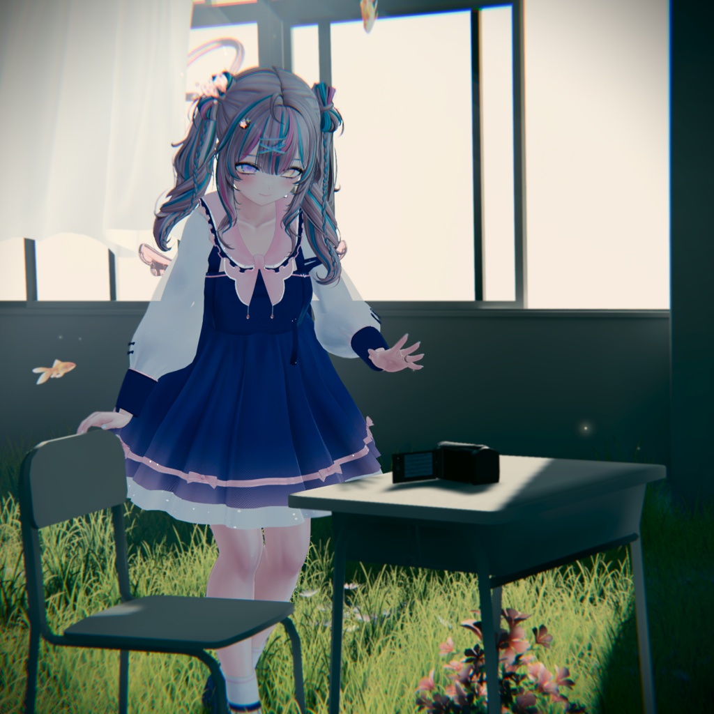 《44アバター対応衣装》ピュアリリィワンピース -PureLilyDress- 《~6/7 Sale中!》