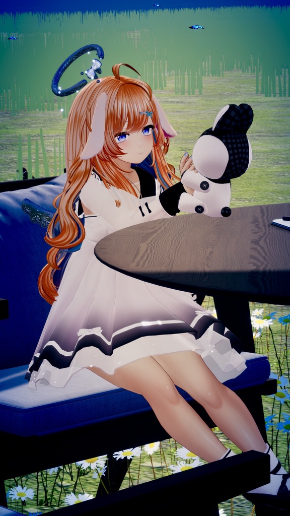 《44アバター対応衣装》ピュアリリィワンピース -PureLilyDress- 《~6/7 Sale中!》