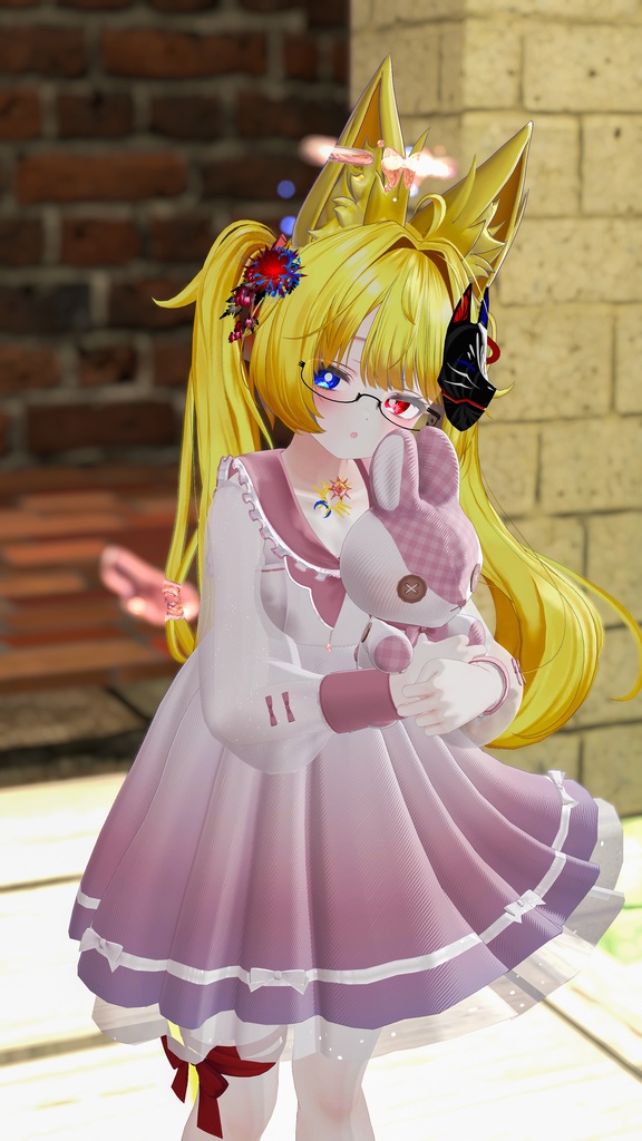 《44アバター対応衣装》ピュアリリィワンピース -PureLilyDress- 《~6/7 Sale中!》