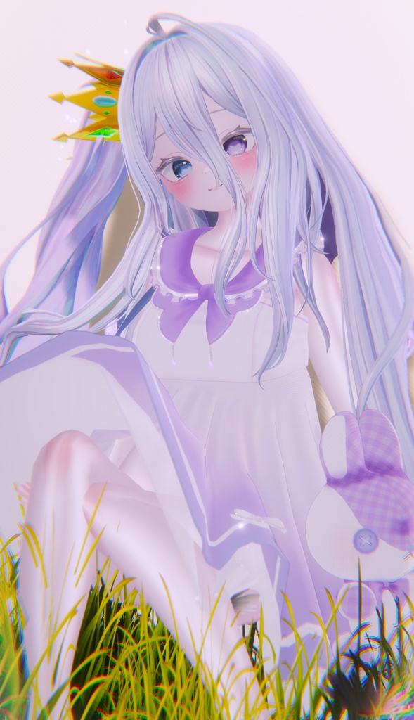 《44アバター対応衣装》ピュアリリィワンピース -PureLilyDress- 《~6/7 Sale中!》