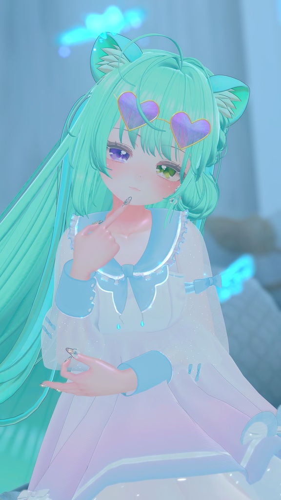 《44アバター対応衣装》ピュアリリィワンピース -PureLilyDress- 《~6/7 Sale中!》
