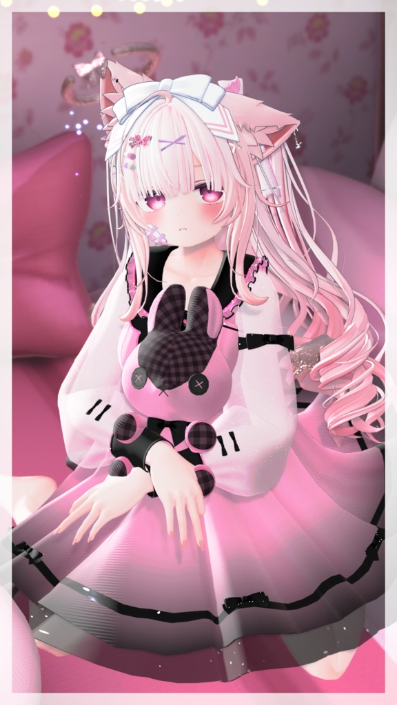 《44アバター対応衣装》ピュアリリィワンピース -PureLilyDress- 《~6/7 Sale中!》