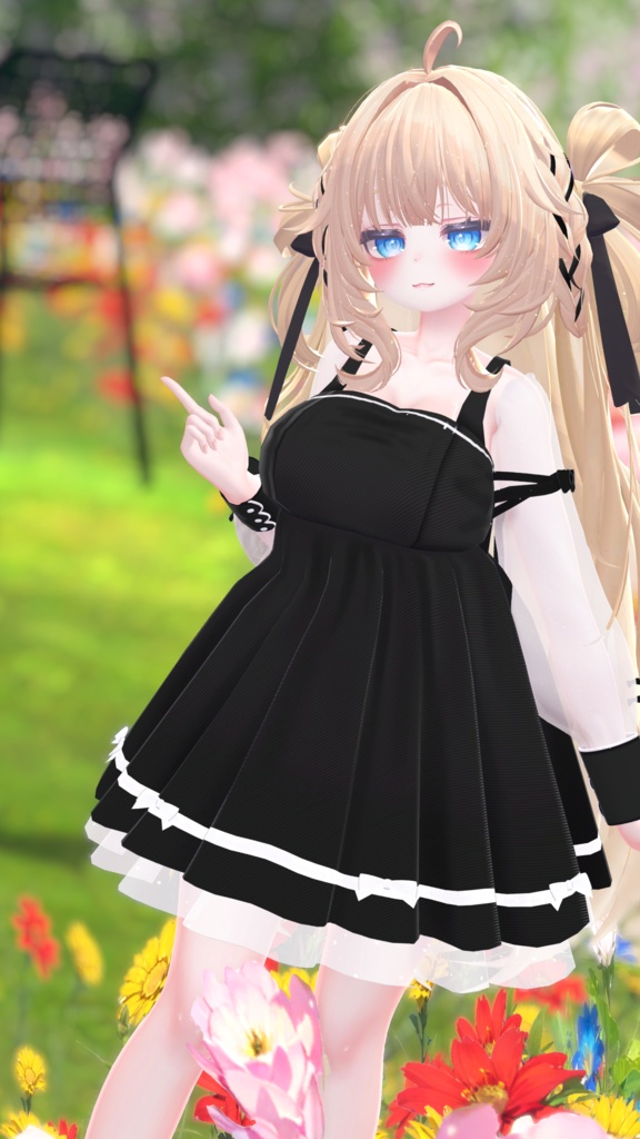《44アバター対応衣装》ピュアリリィワンピース -PureLilyDress- 《~6/7 Sale中!》