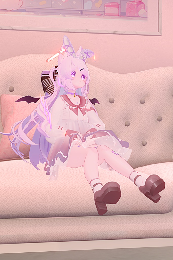 《44アバター対応衣装》ピュアリリィワンピース -PureLilyDress- 《~6/7 Sale中!》
