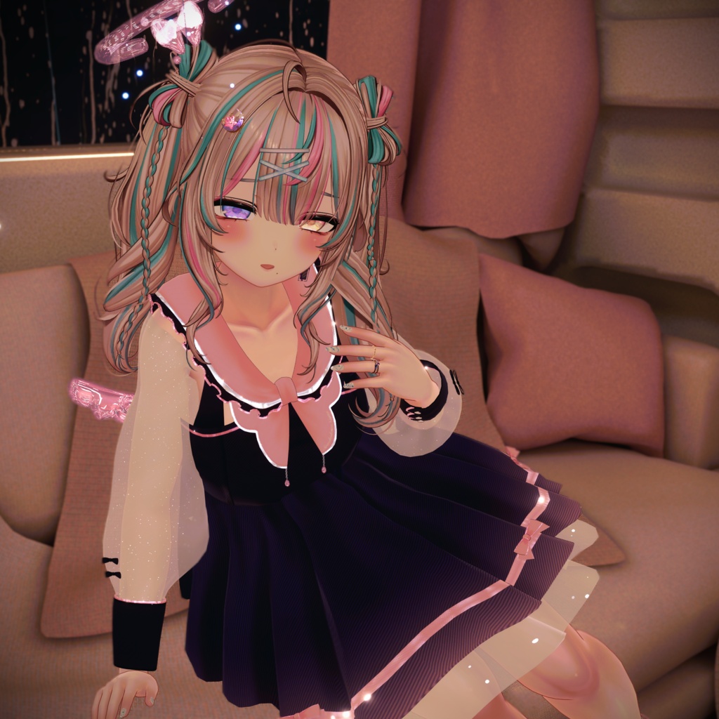 《44アバター対応衣装》ピュアリリィワンピース -PureLilyDress- 《~6/7 Sale中!》