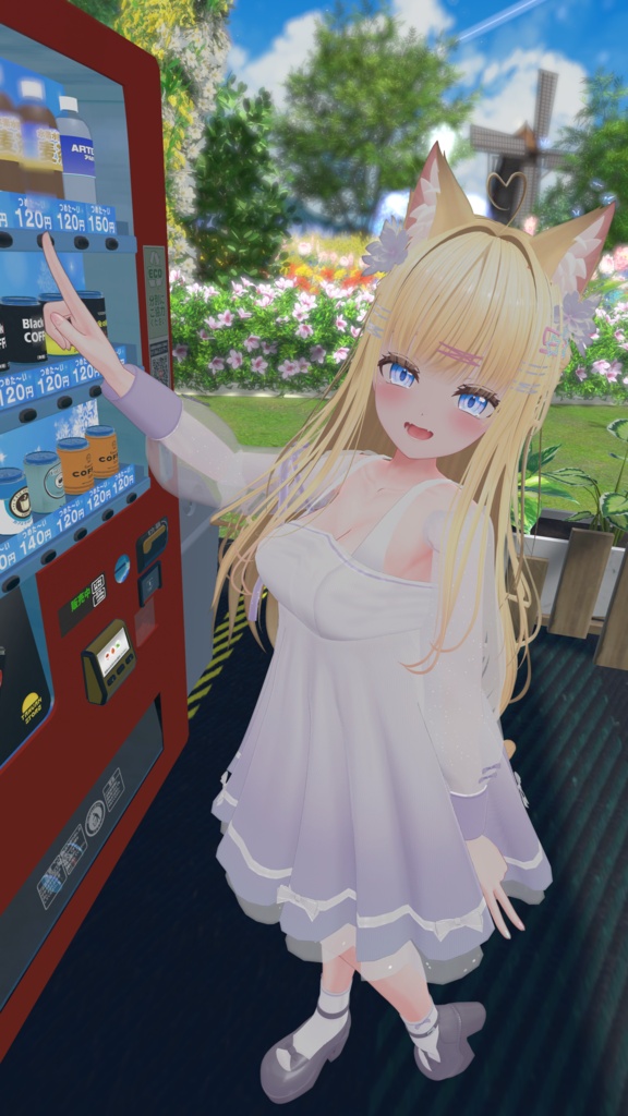 《44アバター対応衣装》ピュアリリィワンピース -PureLilyDress- 《~6/7 Sale中!》