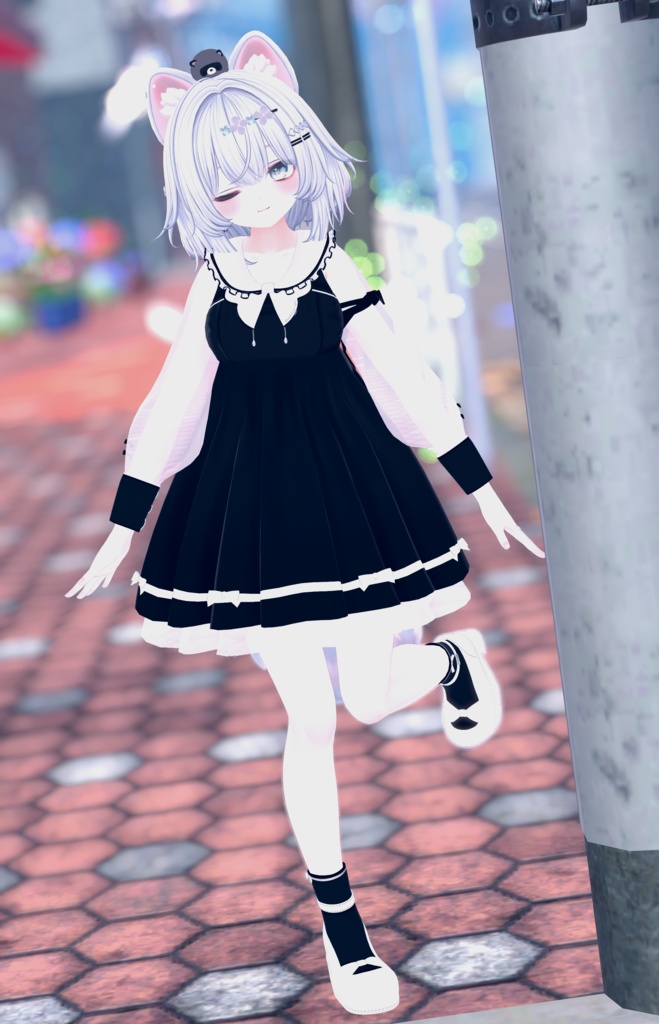 《44アバター対応衣装》ピュアリリィワンピース -PureLilyDress- 《~6/7 Sale中!》
