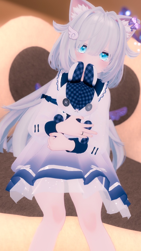 《44アバター対応衣装》ピュアリリィワンピース -PureLilyDress- 《~6/7 Sale中!》