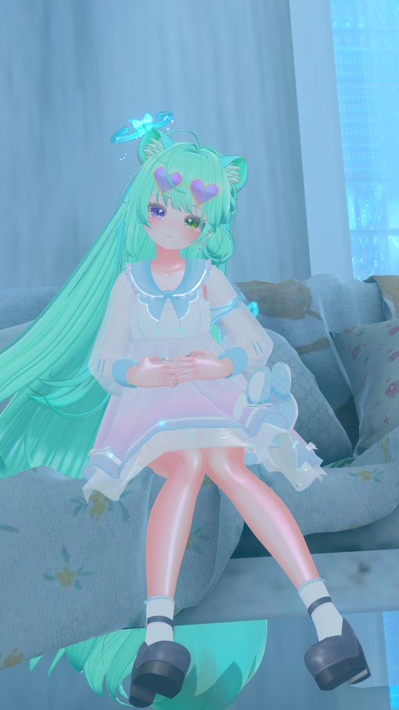 《44アバター対応衣装》ピュアリリィワンピース -PureLilyDress- 《~6/7 Sale中!》