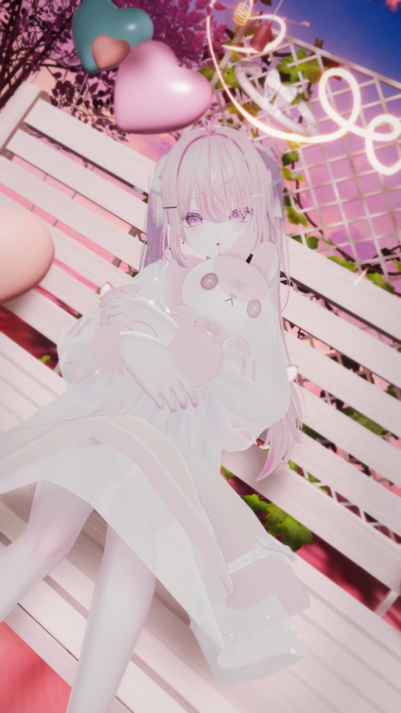 《44アバター対応衣装》ピュアリリィワンピース -PureLilyDress- 《~6/7 Sale中!》