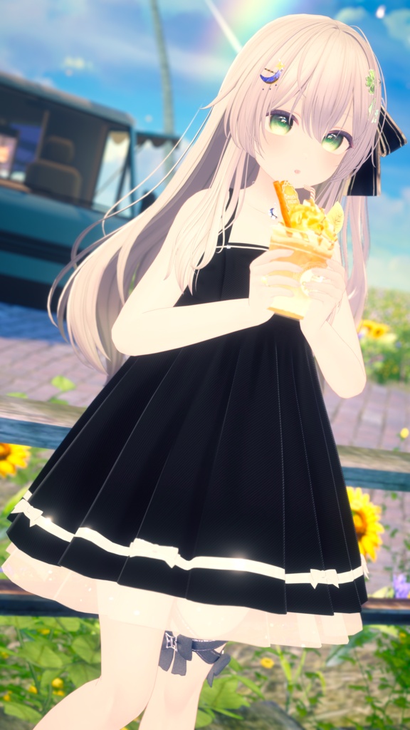 《44アバター対応衣装》ピュアリリィワンピース -PureLilyDress- 《~6/7 Sale中!》