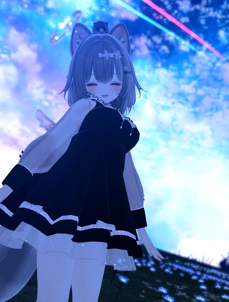 《44アバター対応衣装》ピュアリリィワンピース -PureLilyDress- 《~6/7 Sale中!》