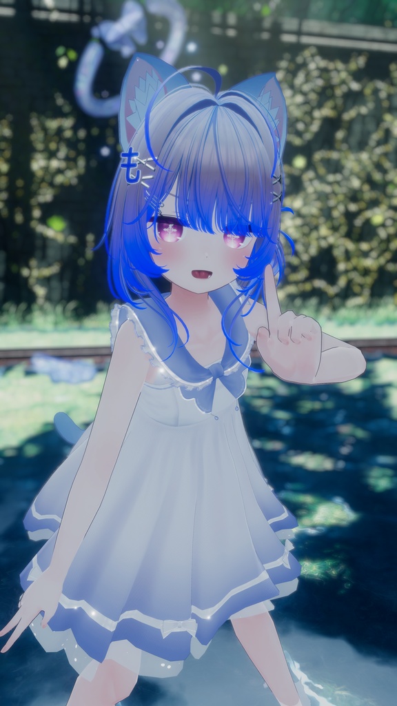 《44アバター対応衣装》ピュアリリィワンピース -PureLilyDress- 《~6/7 Sale中!》