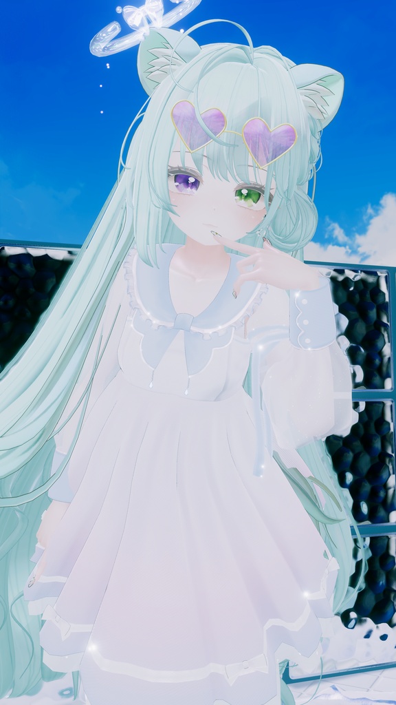 《44アバター対応衣装》ピュアリリィワンピース -PureLilyDress- 《~6/7 Sale中!》