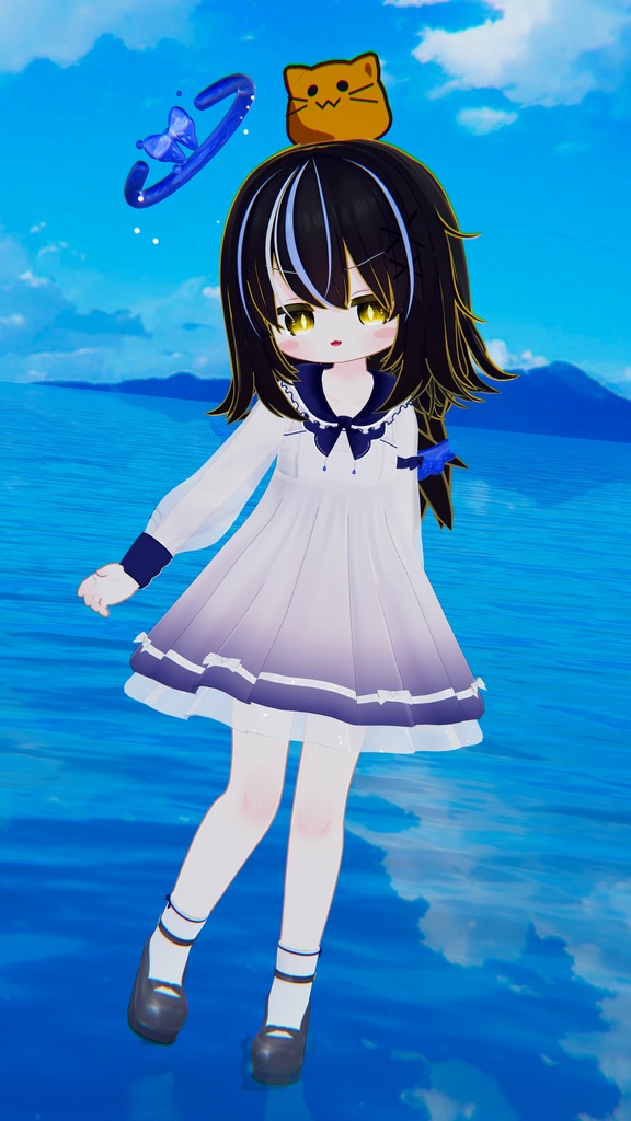 《44アバター対応衣装》ピュアリリィワンピース -PureLilyDress- 《~6/7 Sale中!》