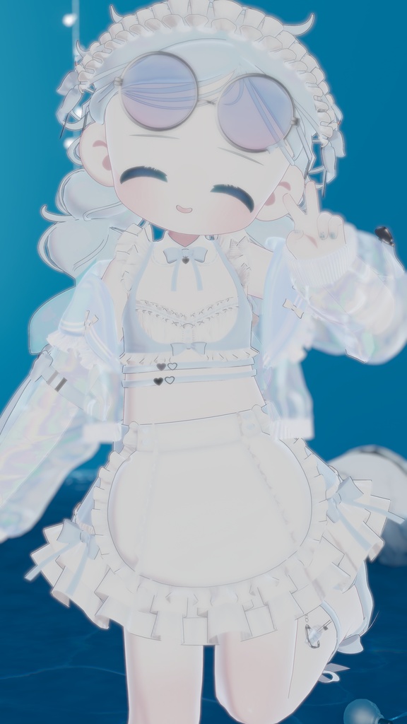 《44アバター対応衣装》サマーラブメイド -SummerLoveMaid- 《~7/7 SALE中!》