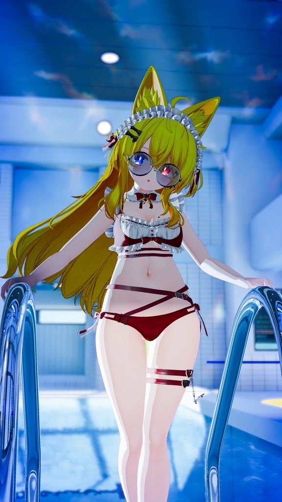 《44アバター対応衣装》サマーラブメイド -SummerLoveMaid- 《~7/7 SALE中!》