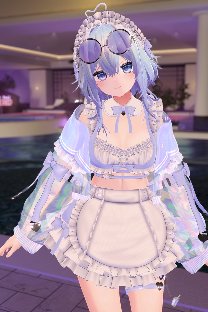 《44アバター対応衣装》サマーラブメイド -SummerLoveMaid- 《~7/7 SALE中!》