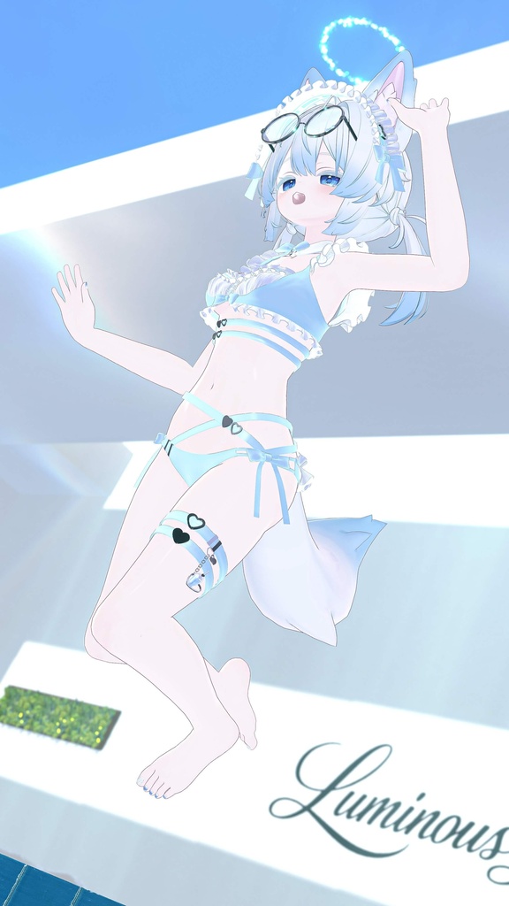 《44アバター対応衣装》サマーラブメイド -SummerLoveMaid- 《~7/7 SALE中!》
