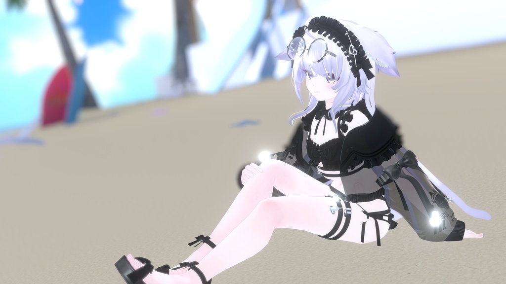 《44アバター対応衣装》サマーラブメイド -SummerLoveMaid- 《~7/7 SALE中!》