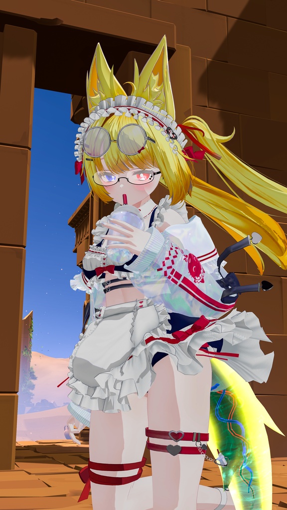 《44アバター対応衣装》サマーラブメイド -SummerLoveMaid- 《~7/7 SALE中!》