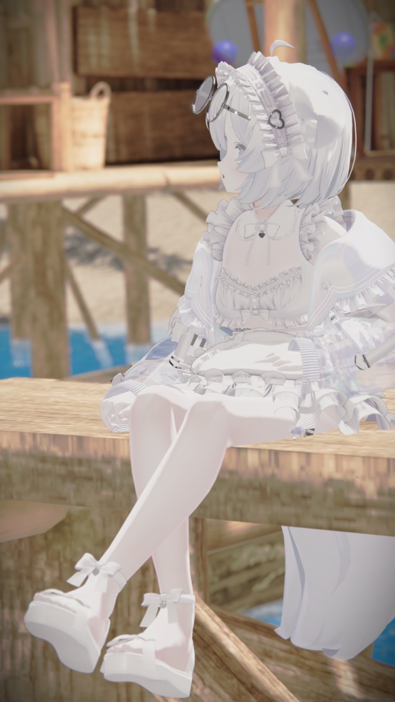 《44アバター対応衣装》サマーラブメイド -SummerLoveMaid- 《~7/7 SALE中!》