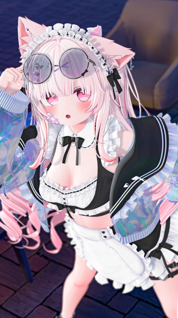 《44アバター対応衣装》サマーラブメイド -SummerLoveMaid- 《~7/7 SALE中!》