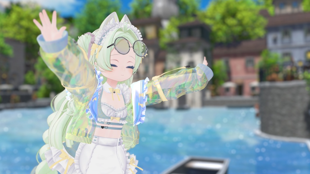 《44アバター対応衣装》サマーラブメイド -SummerLoveMaid- 《~7/7 SALE中!》