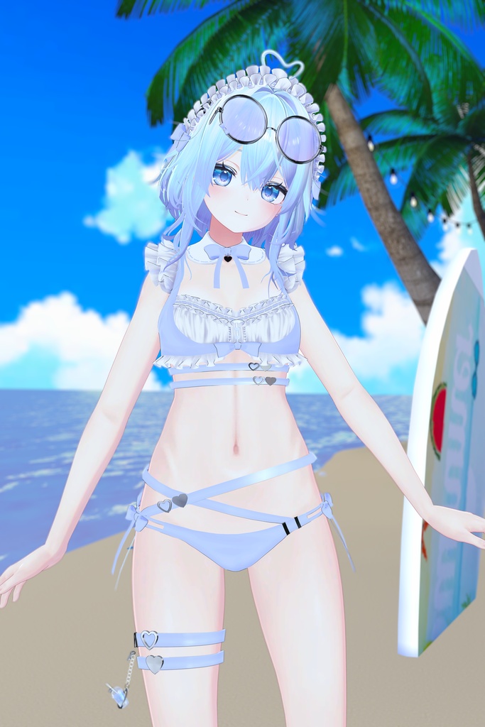《44アバター対応衣装》サマーラブメイド -SummerLoveMaid- 《~7/7 SALE中!》