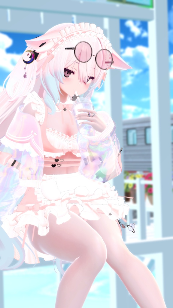 《44アバター対応衣装》サマーラブメイド -SummerLoveMaid- 《~7/7 SALE中!》