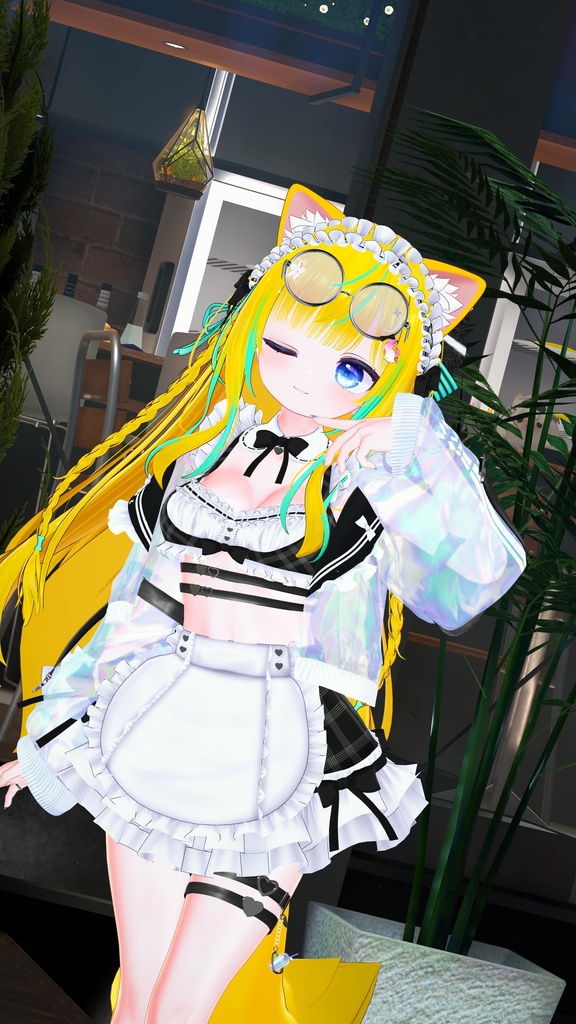 《44アバター対応衣装》サマーラブメイド -SummerLoveMaid- 《~7/7 SALE中!》