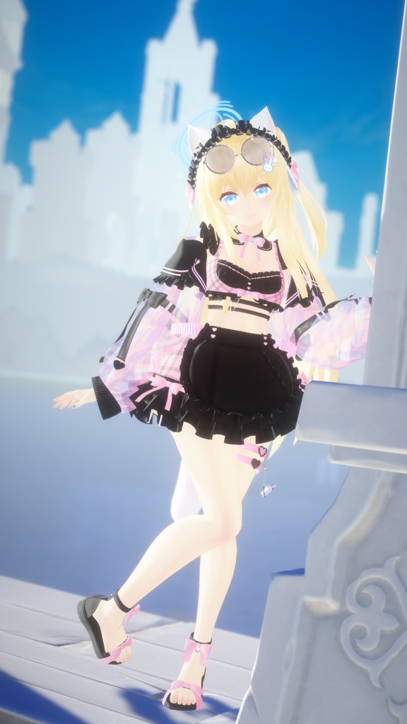 《44アバター対応衣装》サマーラブメイド -SummerLoveMaid- 《~7/7 SALE中!》