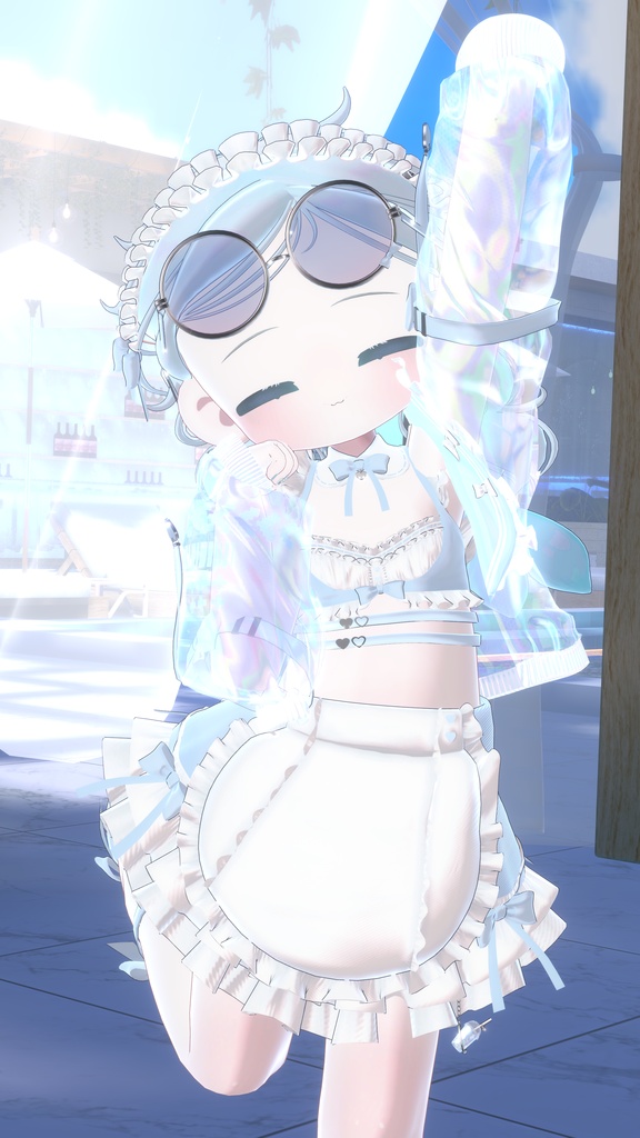 《44アバター対応衣装》サマーラブメイド -SummerLoveMaid- 《~7/7 SALE中!》